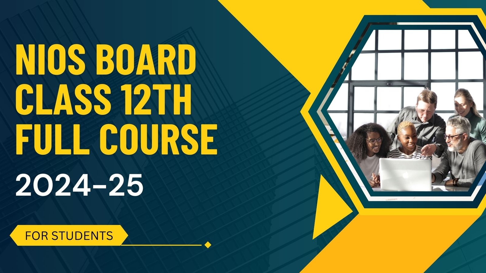 NIOS CLASS BOARD 12th SYLLABUS AND TMA 2024-25